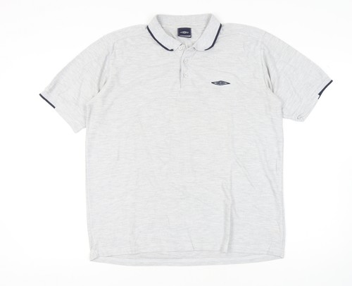 Polo umbro uomo grigia - umbro, xl