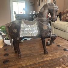 Scultura cavallo vintage in