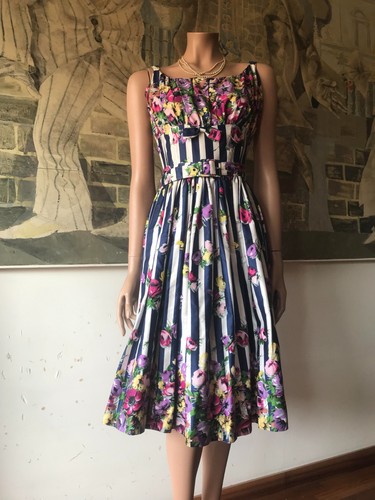 Abito cotone anni 50 - ,