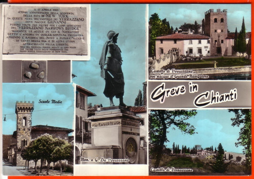 Cartolina greve in chianti - cartolina,