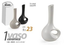 VASO ANFORA CERAMICA FIORI