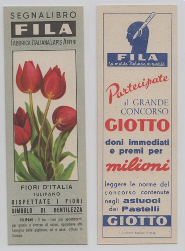 Segnalibro fila serie fiori - segnalibro,