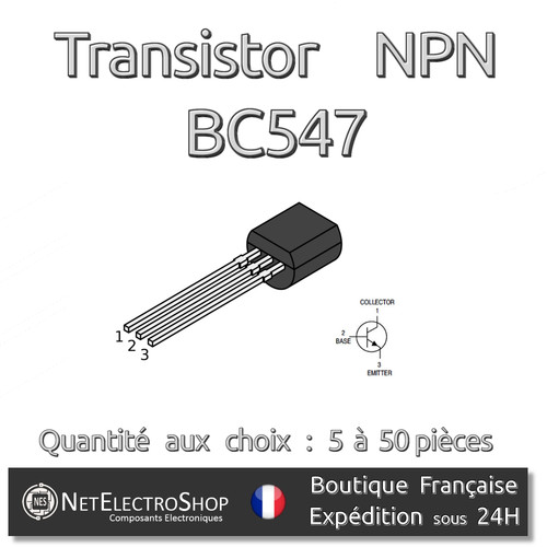 Transistors npn bc547 bc547b - npn,