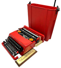 Macchina da scrivere Olivetti Valentine Red vintage dal Giappone ottima F/S in magazzino