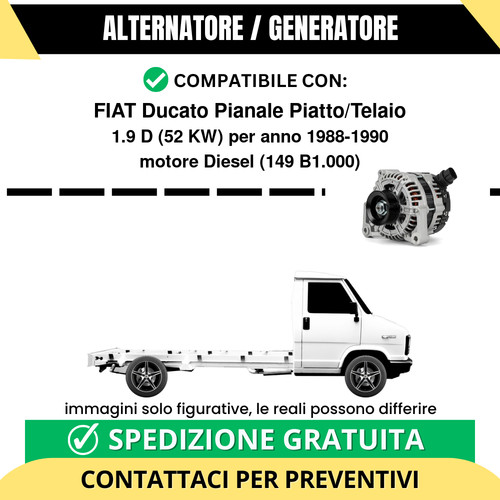 Alternatore fiat ducato - alternatore,