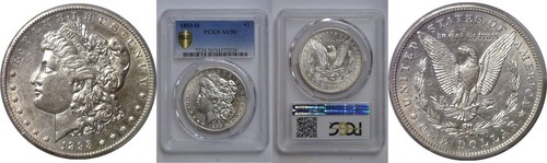 1893 morgan dollar pcgs - dollar,
