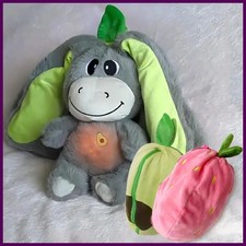 Peluche Asino Fragola Bambino Imbottito Creativo In Frutta Trasforma Respirazione