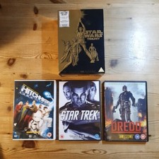 Star wars IV-VI Dredd Star Trek Hitchikers Guide DVD Job Lot bundle