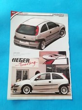 CLIPPING ARTICOLO DI GIORNALE CAR TUNING OPEL CORSA DA COLLEZIONE - (77)