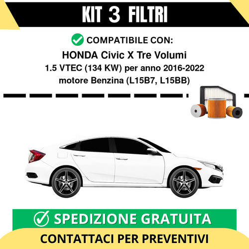 Kit filtri tagliando per - kit,