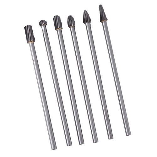 6pcs tungsten carbide - carbide, aluminum
