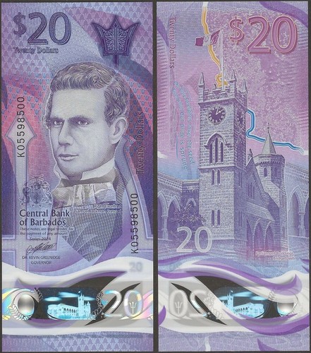 Barbados p83c b242c dollari - b242c, 20