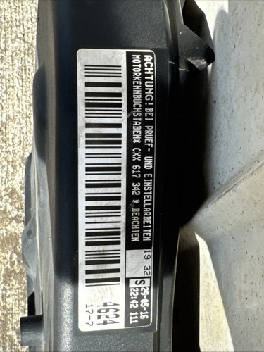 Blocco motore cxx617342 - motore,