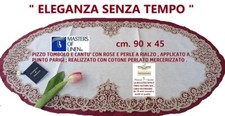 Centro ovale cm. 90 x 45 beige