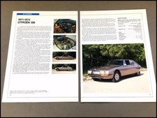 Citroen SM Car Review Print