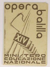 PRL) PAGELLA 1935 36 OPERA
