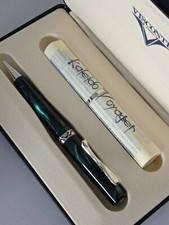 STYLO VISCONTI KALEIDO VOYAGER LIMITED EDITION 750/1305 MARBLED BALLPOINT PEN 