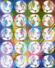 Blotter-Art: "Smileys"
