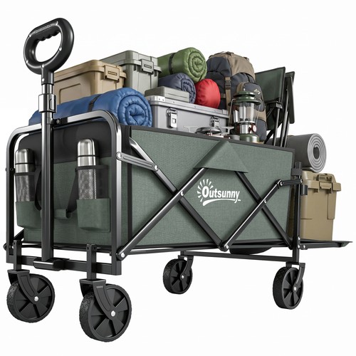 Outsunny carrello giardino - carrello,