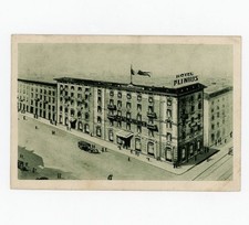 Milano Hotel Plinius Albergo Cartolina Animata 1928
