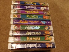 Lot new walt - disney, vhs
