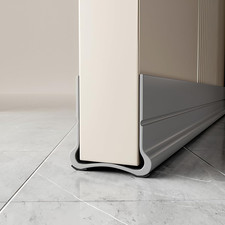 93Cm Bianco Paraspifferi per Porte, Paraspifferi Porta Blindata Sottoporta per P