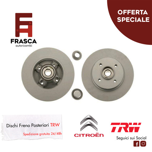 Dischi freno trw posteriori - dischi,
