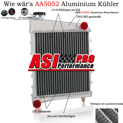 Radiatore per 1959 1997 austin - per, 1959-1997