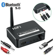 Hi-Fi Bluetooth 5.1 DAC Ricevitore Spdif Ottico a 3.5MM AUX 2 Amplificatore RCA