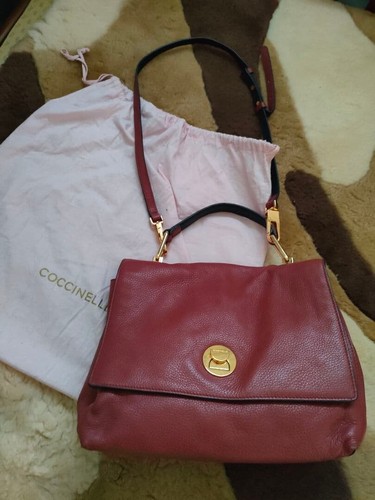 Coccinelle handbag leather - coccinelle,