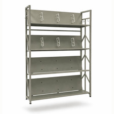 Scaffale Libreria Acciaio
