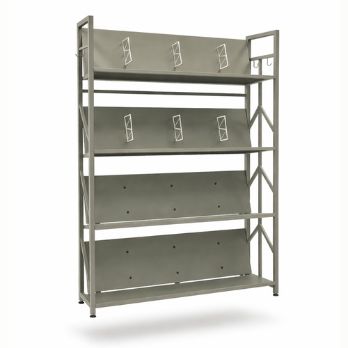 Scaffale libreria acciaio - scaffale,