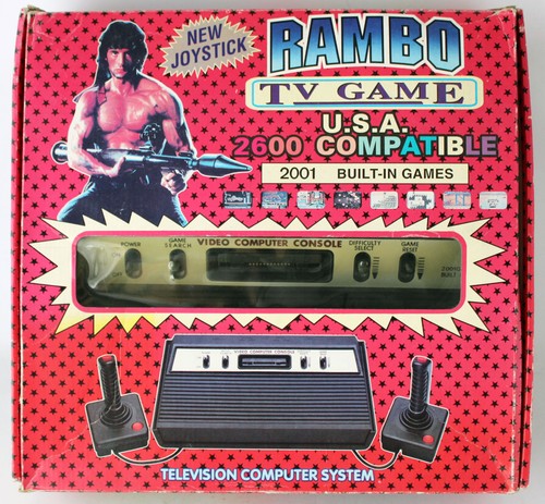 Rambo game atari 2600 - tv,