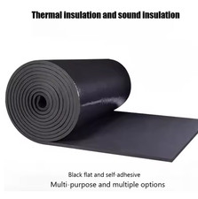 Rotolo Schiuma Gomma Autoadesiva Isolante Fonoassorbente e Termica Auto