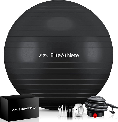 Palla fitness con sistema anti - sistema,