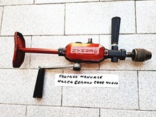 Antico trapano manuale marca German ottimo stato funzionante