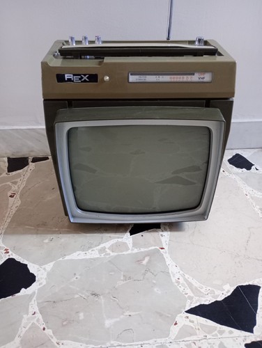 Televisore vintage anni rex - vintage,