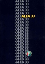 Catalogue Brochure Alfa Romeo 33 06/1986 France