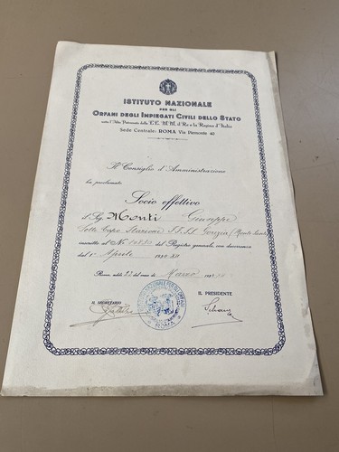 Ww2 diploma attestato - ww2,