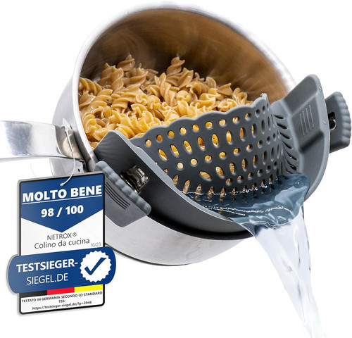 Scolapasta silicone con - in,