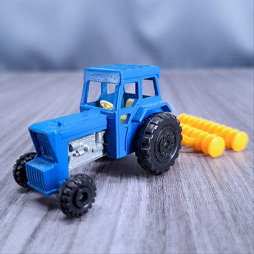Matchbox lesney blu - lesney, trattore