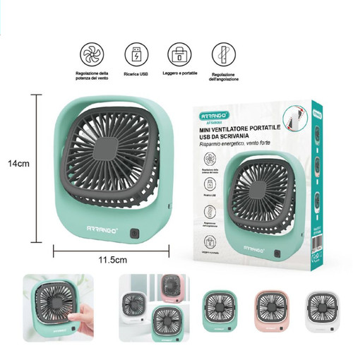 Mini ventilatore portatile usb - portatile,