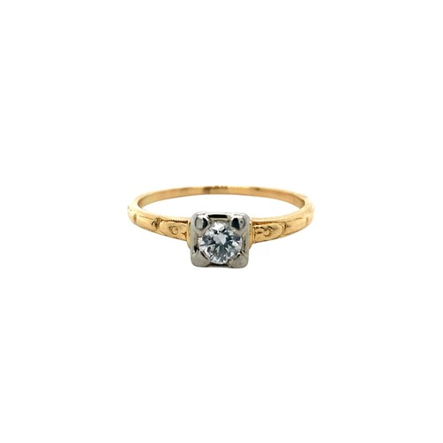 Anello solitario oro - in,