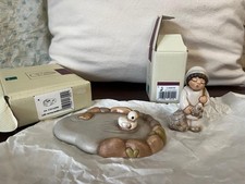 Thun Il Laghetto e Il Pescatore del Presepe Della famiglia  Con  scatola￼