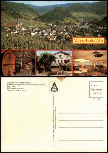 Mayschoß cartolina illustrata