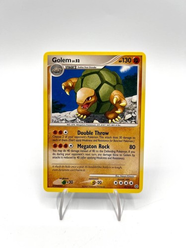 Carta pokemon golem 52 - pokemon,