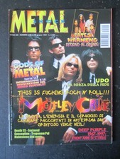 METAL SHOCK 240 1997 GODS OF METAL DEATH SS FATES WARNING MOTLEY CRUE [G209]