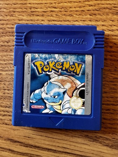 Pokemon versione blu - versione, nintendo