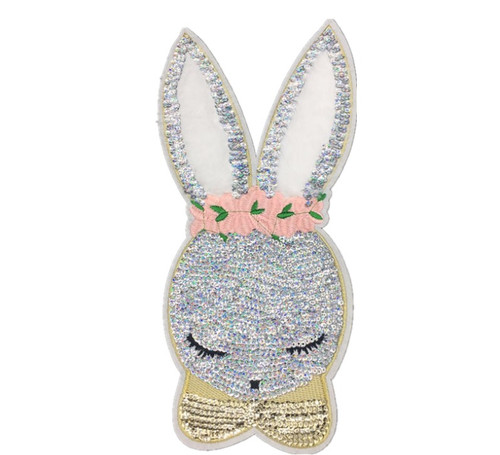 Embroidery rabbit sequins pile - embroidery,