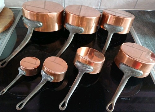 Set padelle rame con - set,